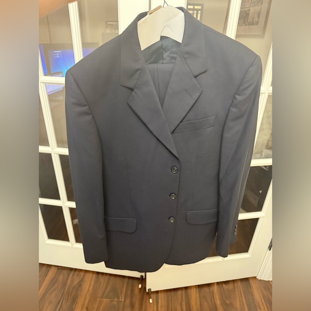 Men suit FENDI Navy Vintage Jacket & Pants